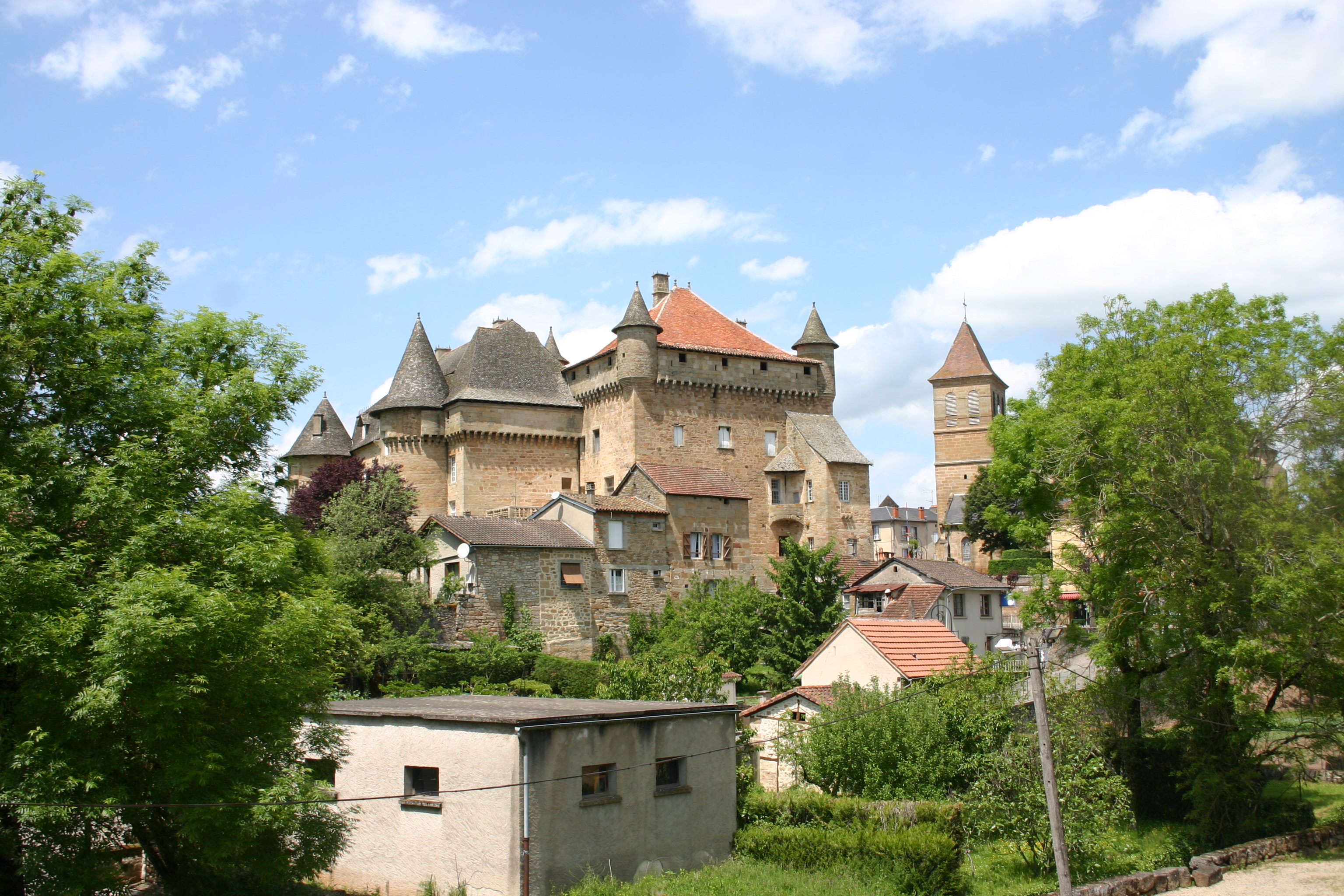 Le chateau de Lacapelle-Marival (Lot)