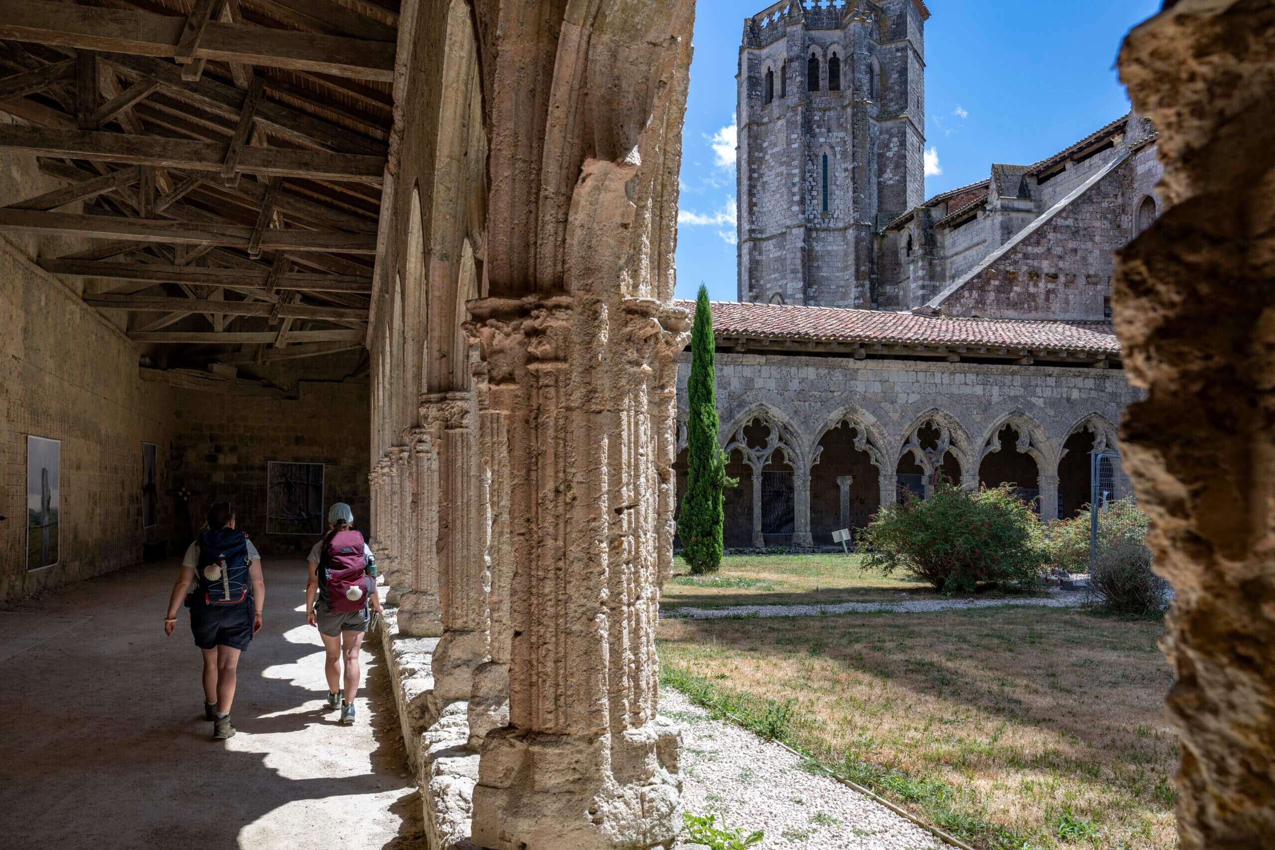 Cloître- Collégiale Saint-Pierre - La Romieu ©AFCC JJGelbart