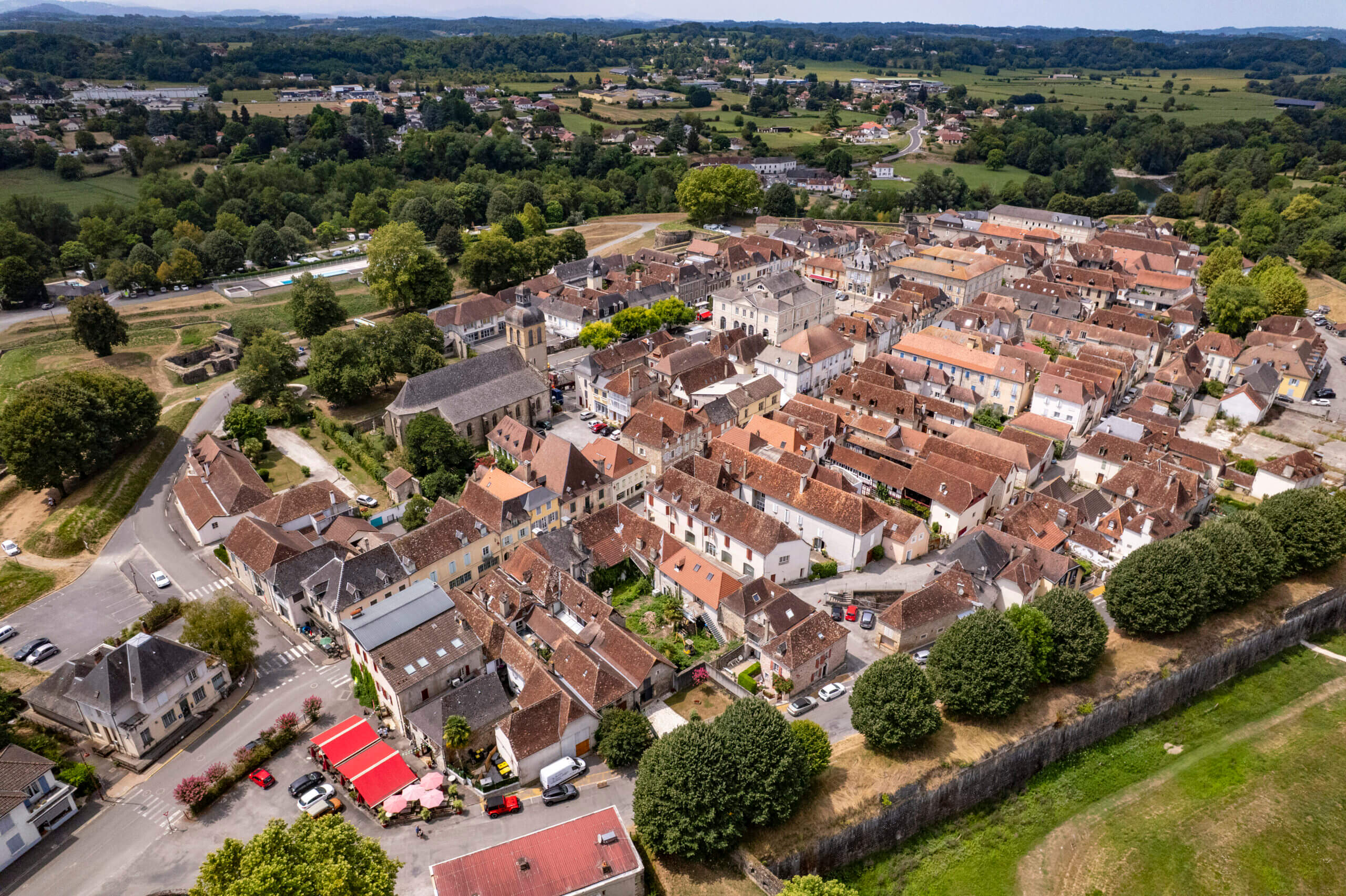 Vue sur Navarrenx ©AFCC JJGelbart