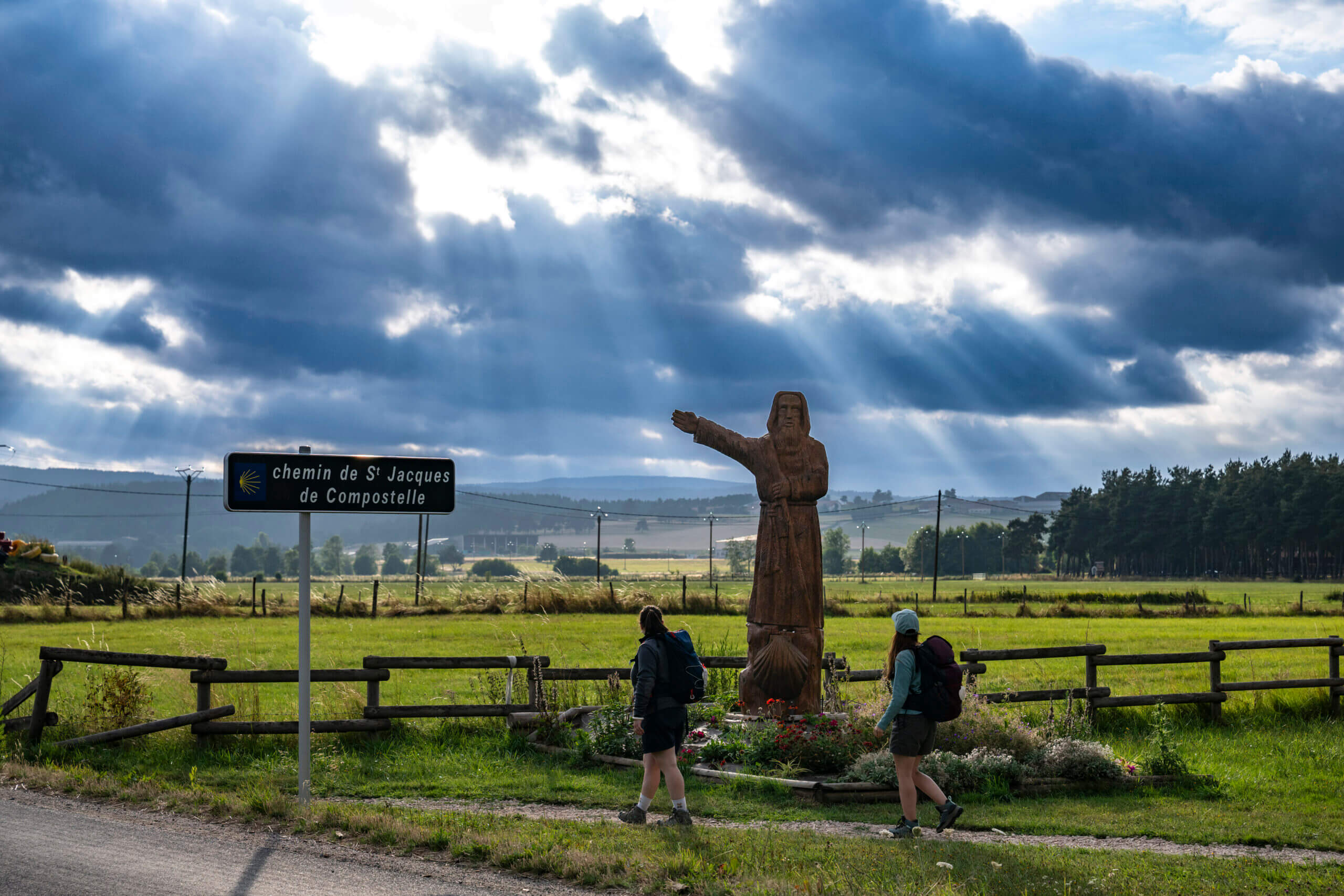 Sculpture Saint Jacques - Saugues ©AFCC JJGelbart