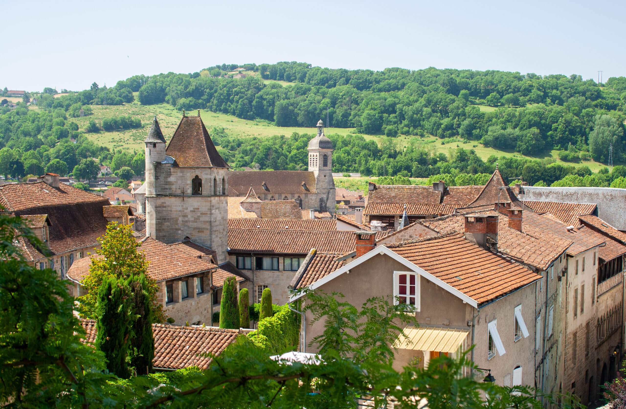 Vue sur les toits de Figeac ©Lot Tourisme C.Asquier