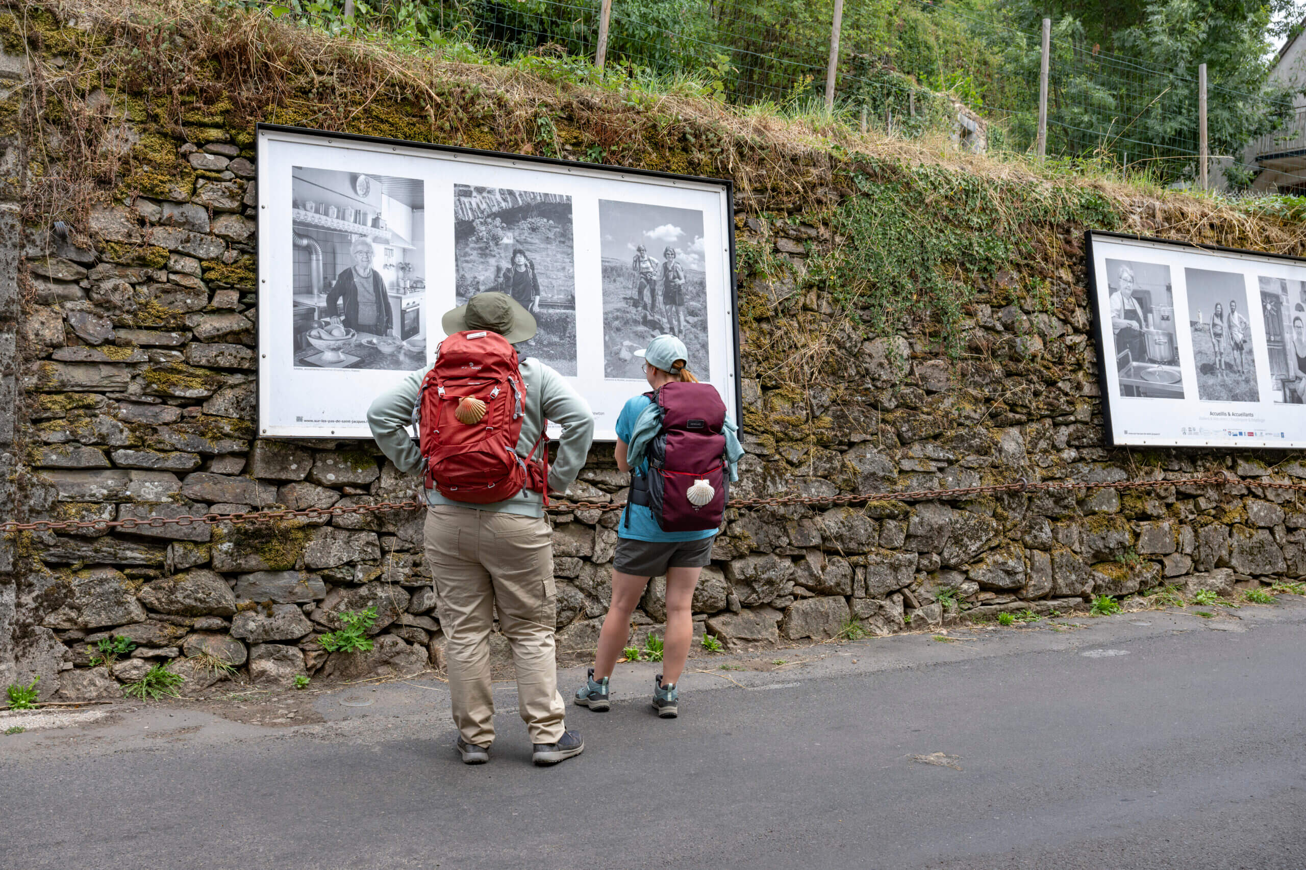 Visite de l'exposition "Accueillis Accueillants" - Saint Chély