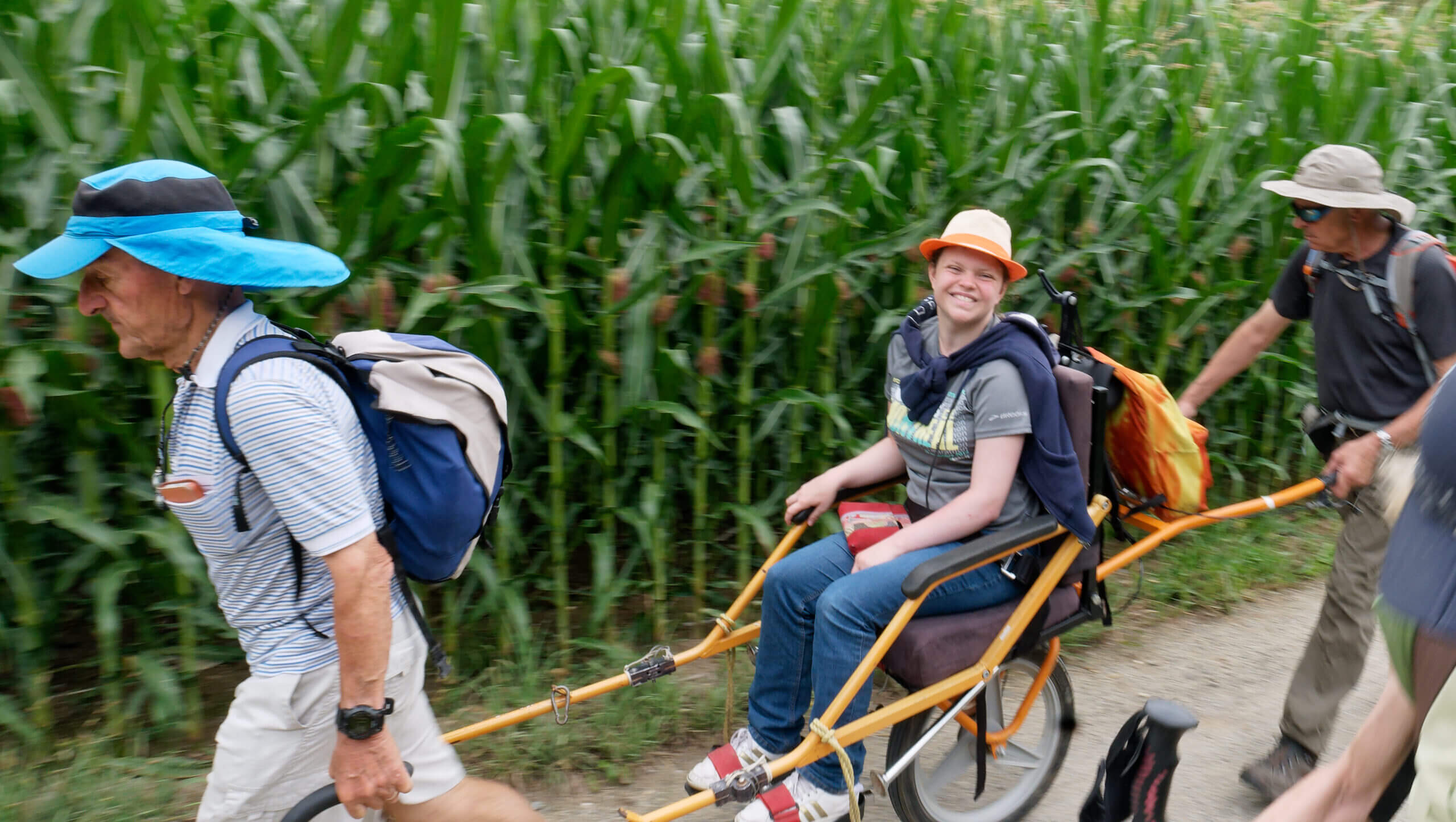 Randonnée - Accompagnement PMR ©Compostelle 2000