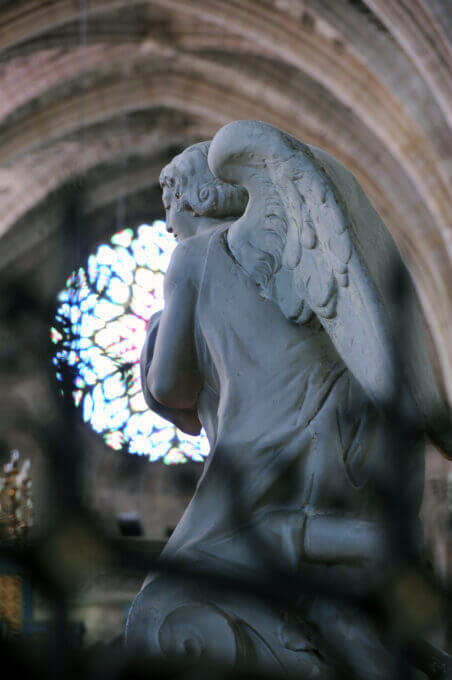 Statue de la Cathédrale Saint-Jean Baptiste - Bazas ©AFCC JJGelbart