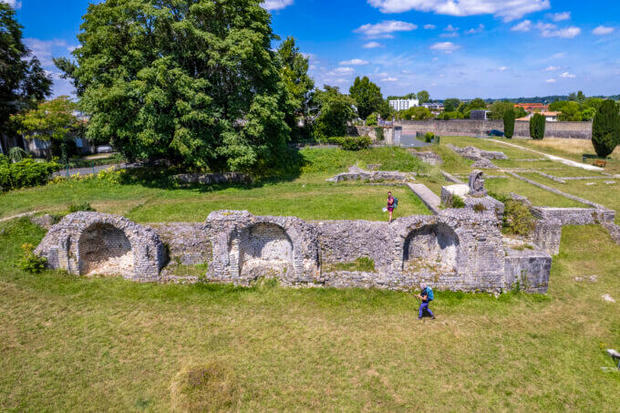 Ruines des Thermes Saint-Saloine - Saintes ©AFCC JJGelbart