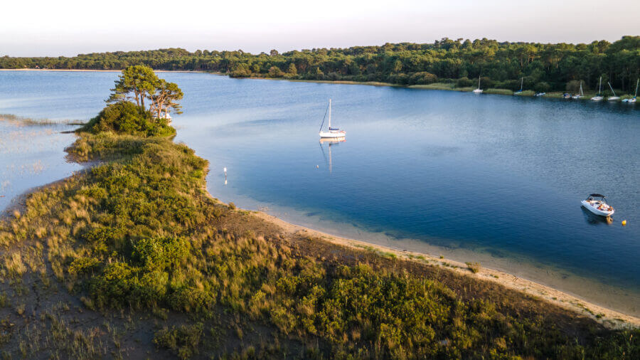 Lac Cazaux - Sanguinet ©Landes Attractivité