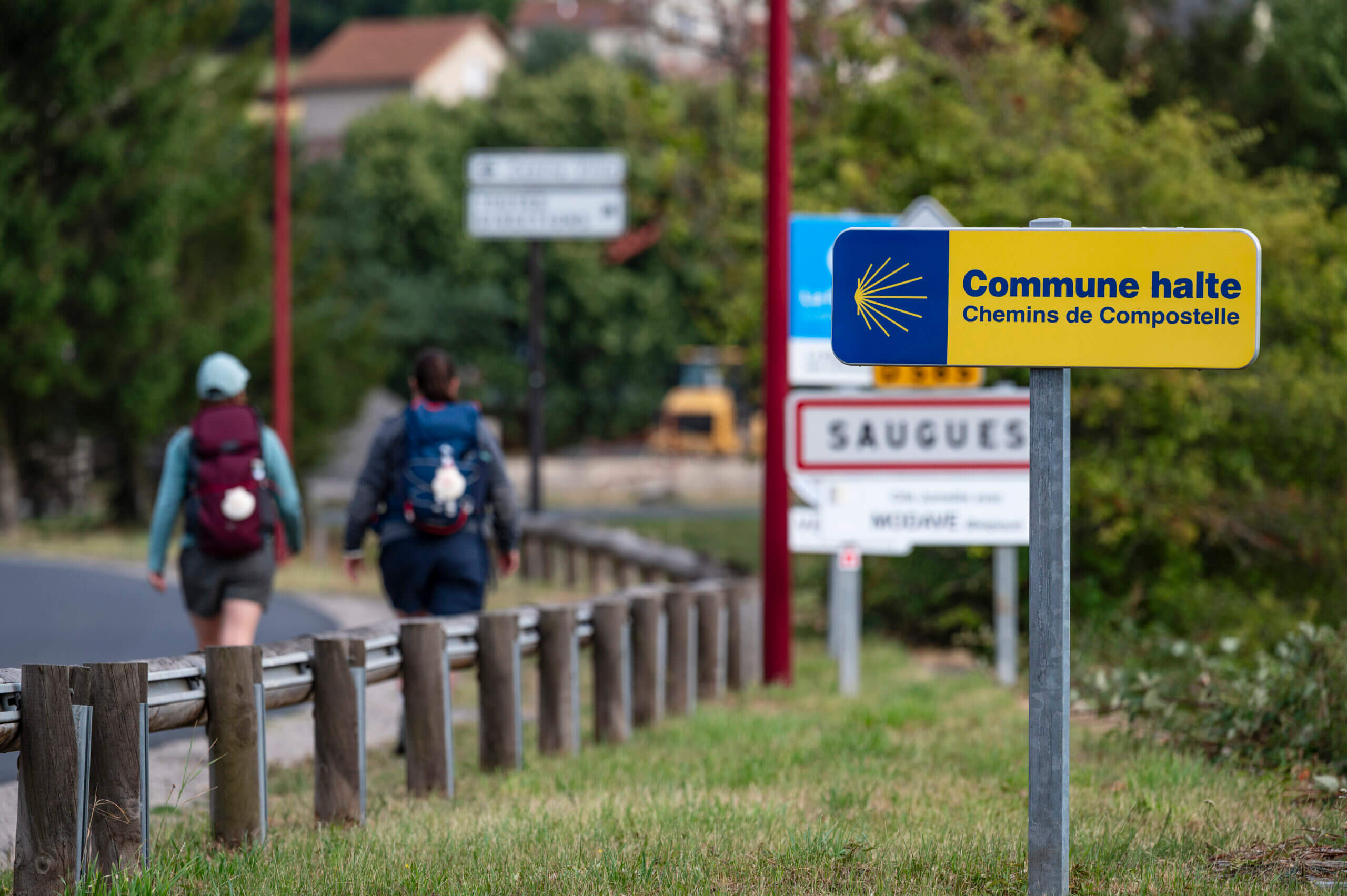 Panneau Commune Halte à Saugues ©AFCC JJGelbart
