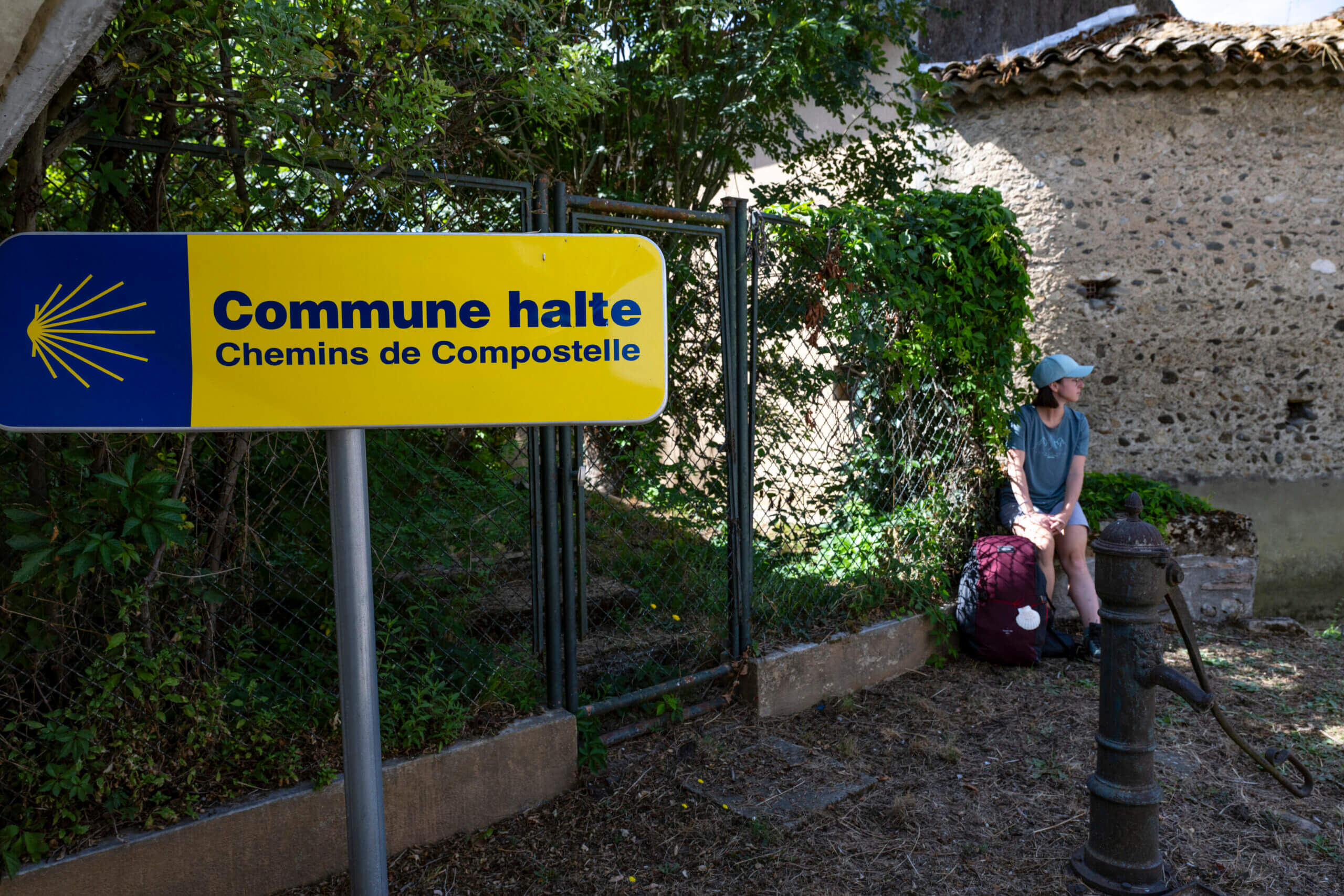Panneau commune halte - Martres Tolosane ©AFCC JJGelbart